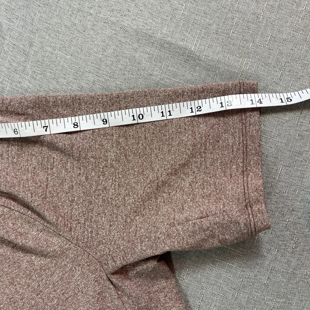 Lululemon Drysense Short Sleeve Training‎ Shirt Mens M Heathered Savannah Rust